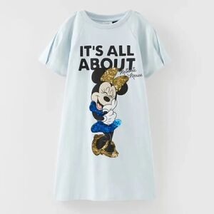 ZARA MINNIE MOUSE SEQUIN DISNEY DRESS